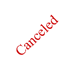 Text Box: Canceled